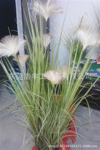 洋蔥草/麥穗/狗尾草系列 人造洋蔥草 仿真植物大把束狗尾草 家居酒店裝飾花藝草原始圖片3