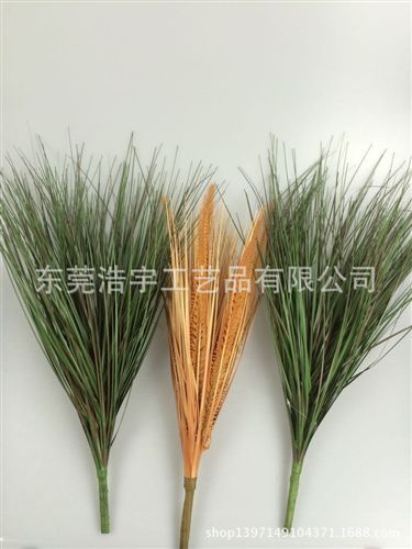 洋蔥草/麥穗/狗尾草系列 【爆款】仿真植物 洋蔥草 大型商場公共場所裝飾布景專用假花假草原始圖片3