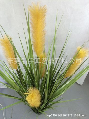 洋蔥草/麥穗/狗尾草系列 人工插花配草 仿真洋蔥草 麥穗 狗尾草 家居裝飾 辦公室擺放設(shè)計(jì)
