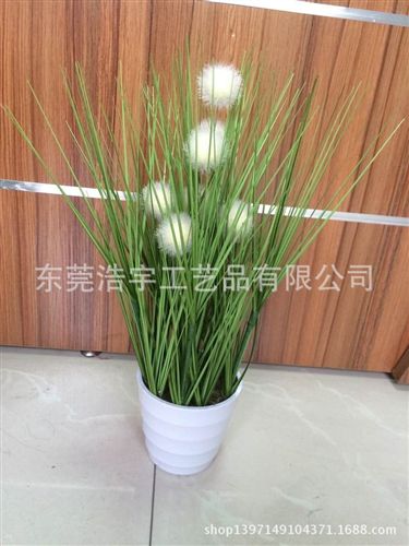 洋蔥草/麥穗/狗尾草系列 人工插花配草 仿真洋蔥草 麥穗 狗尾草 家居裝飾 辦公室擺放設(shè)計(jì)原始圖片3