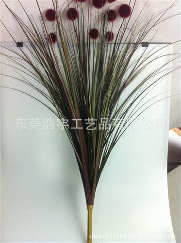 洋蔥草/麥穗/狗尾草系列 酒店裝飾 優(yōu)質(zhì)仿真洋蔥草 廠家直銷 大把束仿真洋蔥草原始圖片2