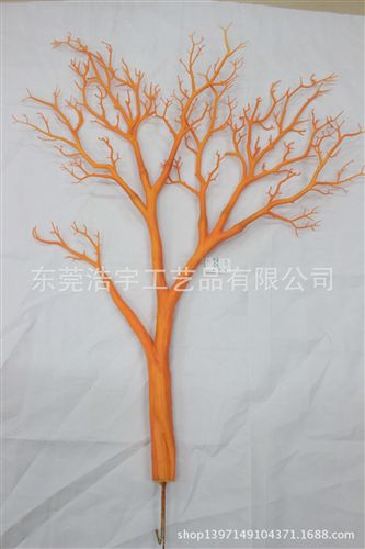 干樹枝/珊瑚枝 淘寶熱銷 仿真枯樹枝 白樹枝 人造樹枝 插花配件裝飾仿真植物批發
