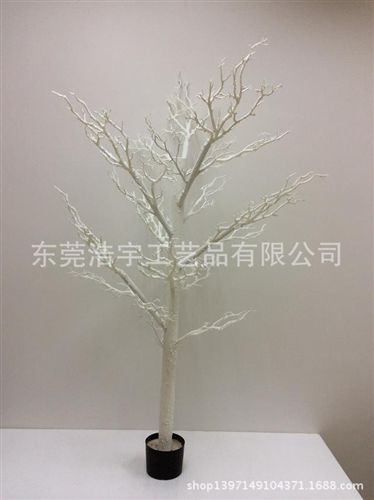 干樹枝/珊瑚枝 專業定制 人造仿真枯樹枝 圣誕枝 節慶裝飾干樹枝 仿真植物原始圖片3