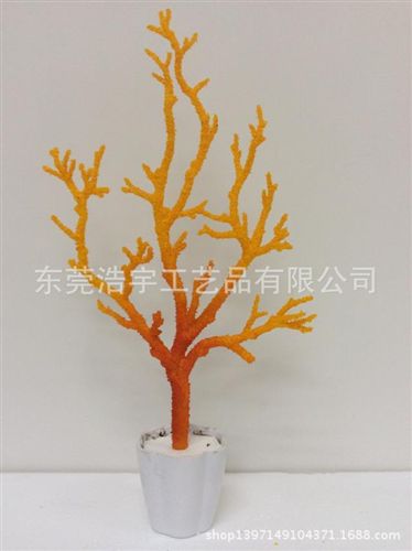 干樹枝/珊瑚枝 東莞直銷 仿真珊瑚枝 裝飾用干樹枝 插花配材仿真植物原始圖片2