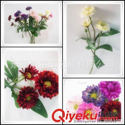 仿真花 淘寶熱賣 人造花絹花塑料花 手工新娘手捧花 節(jié)慶用品 廠家批發(fā)原始圖片2