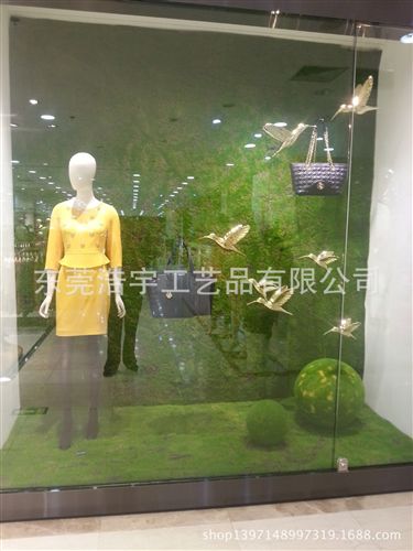 仿真花草球系列 仿真草球 批發(fā)   高仿真  仿真植絨草球 仿真大草球原始圖片3