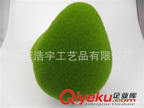 仿真石頭系列 {zx1}款 gf真石頭 植絨石頭 可以踩踏的植絨石頭原始圖片2