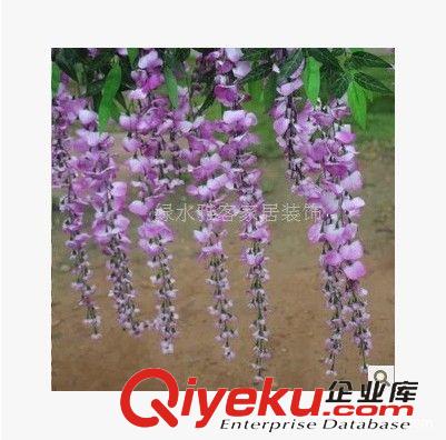 仿真植物 仿真花仿真藤條藤蔓紫藤花掛花豆花枝吊掛仿真草坪客廳裝飾豆瓣花