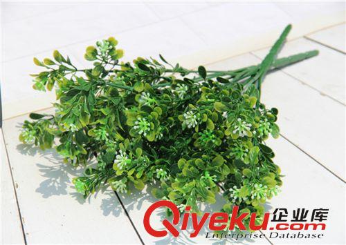 仿真花 仿真花假花塑料花米蘭草幸運草小草 樓道裝飾花綠色植物田園裝飾原始圖片2