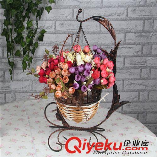 仿真花 仿真花假花塑料花米蘭草幸運草小草 樓道裝飾花綠色植物田園裝飾