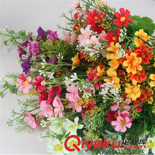 仿真花 仿真花10頭熏衣草 普羅旺斯 裝飾花藝絹花假花 tj批發(fā)
