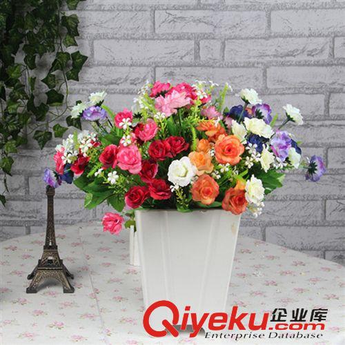 仿真花 廠家直銷 仿真花假花塑料花 水草 尤加利金錢葉田園花草擺件
