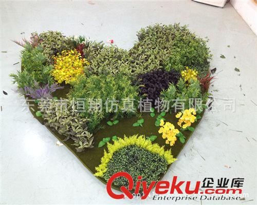 仿真植物墻 恒翔仿真植物 gf真植物墻 亞熱帶植物墻  室內外裝飾工程原始圖片2