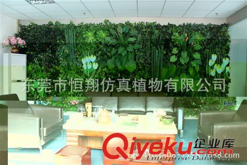 仿真植物墻 恒翔仿真植物 gf真植物墻 亞熱帶植物墻  室內外裝飾工程原始圖片3
