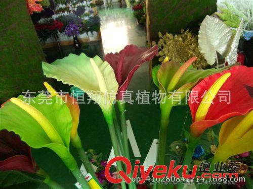 仿真花系列 高仿真百合花 手感百合花 過(guò)膠百合花 PU百合定做生產(chǎn)