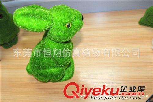 綠雕系列 廠家直銷苔蘚 仿真植絨動物 植毛十二生肖動物 各種苔蘚定做原始圖片3
