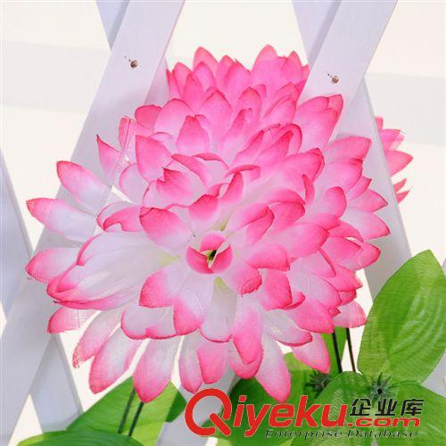 祭祀花鏈 批發仿真大菊花花鏈 清明墓碑裝飾花藤 絹花條 菊花鏈原始圖片3