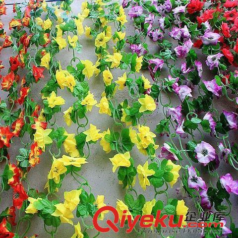祭祀花鏈 仿真絹花丁香花/仿真植物/盆景/藤條廠家直銷清明祭祀花鏈原始圖片2