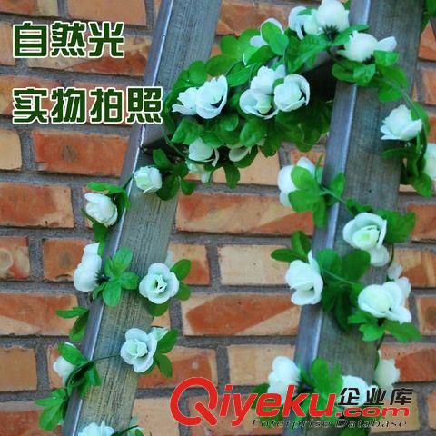 祭祀花鏈 仿真小玫瑰/雙層玫瑰/杜鵑花/向日葵/菊花/丁香/牡丹祭奠清明節原始圖片3