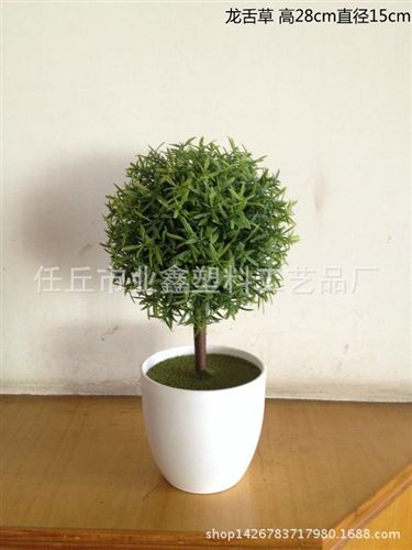 盆景 廠家直銷加密仿真小盆栽雪花櫻花家居桌面植物花藝盆景一件代發原始圖片3
