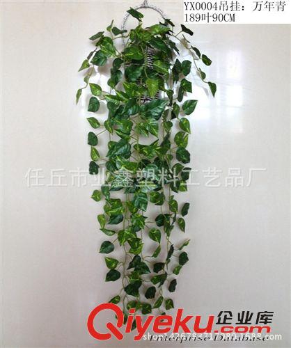 葉掛 仿真綠蘿吊蘭 壁掛裝飾藤條 假萬年青綠蘿/海棠 綠植掛壁墻原始圖片2
