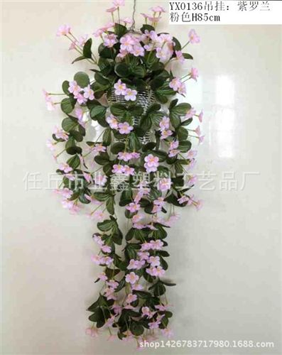 花掛 廠家批發(fā)仿真小壁掛 藤條 仿真葉子仿真草坪 地毯草 仿真花裝飾
