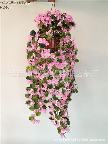 花掛 仿真紫羅蘭 仿真花壁掛 墻面掛花 人造花婚慶裝飾 廠家批發(fā)