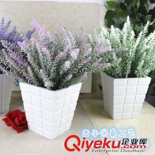 仿真花套裝類 仿真花仿真普羅旺斯薰衣草歐式套裝家居客廳餐桌裝飾擺放花藝原始圖片2
