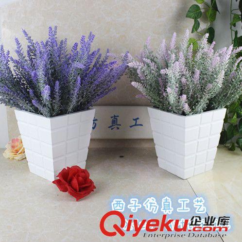 仿真花套裝類 仿真花仿真普羅旺斯薰衣草歐式套裝家居客廳餐桌裝飾擺放花藝原始圖片3