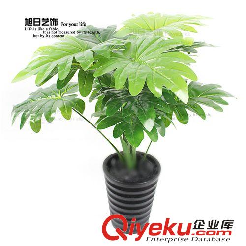 仿真植物系列 阿里热卖款式 1米龟背叶 仿真树厂家直销 外贸精品 绿色植物