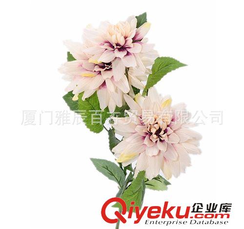 gd仿真花系列 gd仿真花批發 2014新款仿真3頭大麗花 裝飾落地仿真菊花