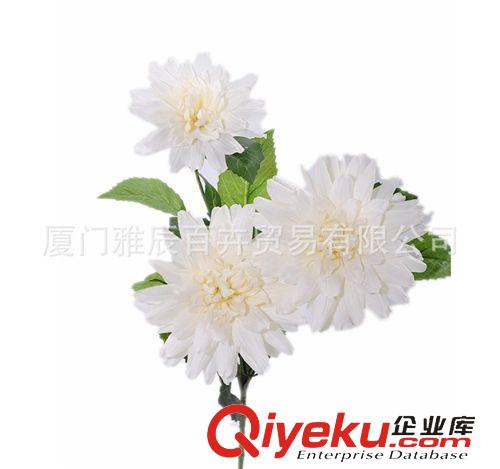 gd仿真花系列 gd仿真花批發 2014新款仿真3頭大麗花 裝飾落地仿真菊花