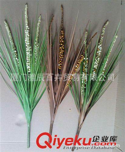 仿真草系列 精品推薦 手工制作裝飾用仿真草束 仿真假草 PVC洋蔥草批發原始圖片2