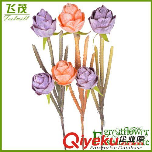 四季熱銷花 廠家直銷 中g(shù)dEVA仿真花 泡沫花 PU花 各種人造花批發(fā)