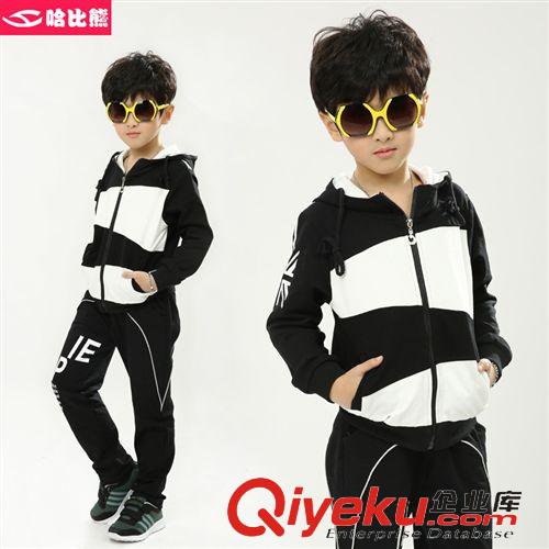 新品上新區(qū) 哈比熊女童春秋季2015新款兒童運(yùn)動(dòng)休閑衛(wèi)衣兩件套中大童運(yùn)動(dòng)T805