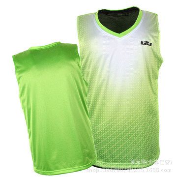籃球服 誠招代理雙面穿詹姆斯籃球服套裝 男 網眼透氣吸汗比賽服隊服球衣原始圖片2
