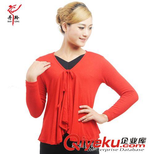 2014秋冬上新專區(qū) 丹羚新款摩登舞蹈服中袖上衣 熱賣彩鉆廣場舞交誼國標(biāo)舞蹈服裝