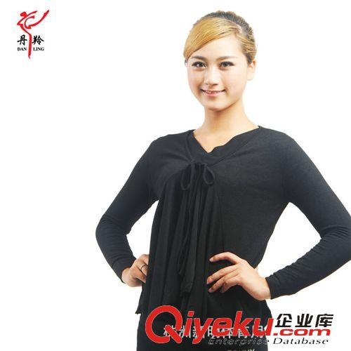 2014秋冬上新專(zhuān)區(qū) 丹羚新款珍珠麻面料舒適練功舞蹈長(zhǎng)袖毛衣 成人秋冬舞蹈服外套原始圖片2