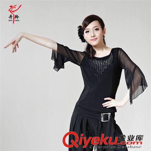 2014秋冬上新專區(qū) 丹羚2014秋冬民族形體練功舞蹈服長袖上衣 健身廣場舞蹈服裝新款