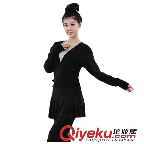 2014秋冬上新專區(qū) 丹羚成人女式秋冬款練功舞蹈毛衣 兒童舞蹈練習(xí)毛杉 少兒長袖舞服原始圖片3