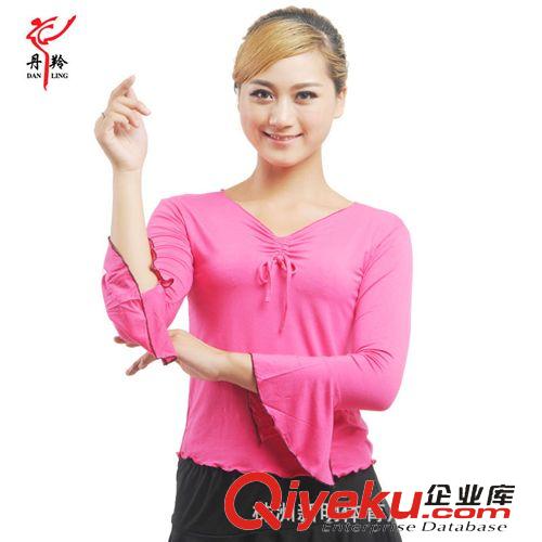 2014秋冬上新專區(qū) 廣場舞跳舞衣服秋裝女式舞蹈上衣長袖成人拉丁舞服裝健身練功服原始圖片3