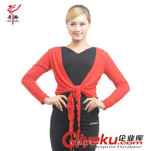 2014秋冬上新專區(qū) 丹羚熱賣(mài)廣場(chǎng)舞服裝新款上衣長(zhǎng)袖 雙V領(lǐng)舞蹈跳舞衣服拉丁舞練功服