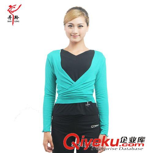 2014秋冬上新專區(qū) 2014丹羚秋冬新款珍珠麻舞蹈練功毛衣 成人女式舞蹈服裝披肩上衣原始圖片2