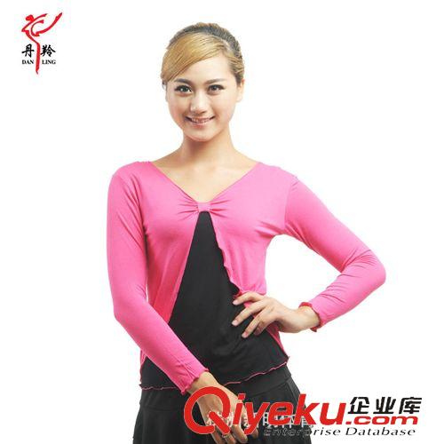 2014秋冬上新專區 丹羚廣場舞蹈服裝新款套裝 成人女式拉丁舞蹈服長袖套裝練習服原始圖片2