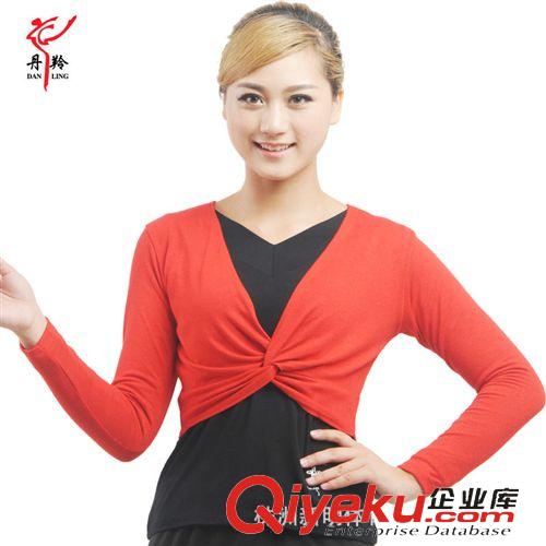 2014秋冬上新專區(qū) 2014秋冬新款珍珠麻花結(jié)長袖練功舞蹈毛杉 成人舞蹈長袖披肩上衣
