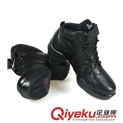丹羚 丹羚tr純牛皮現(xiàn)代舞鞋 jfss軟底增高健身舞蹈鞋 廣場舞蹈鞋原始圖片3