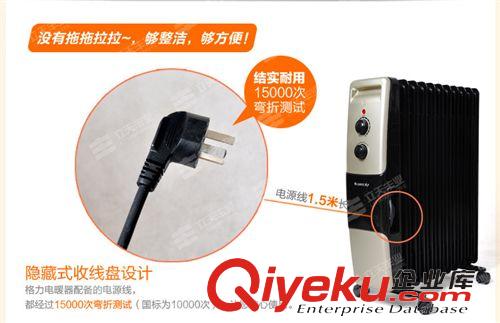 格力電器 格力取暖器 家用電暖器 電熱油汀式電暖氣 智能節(jié)能省電速熱油丁原始圖片3