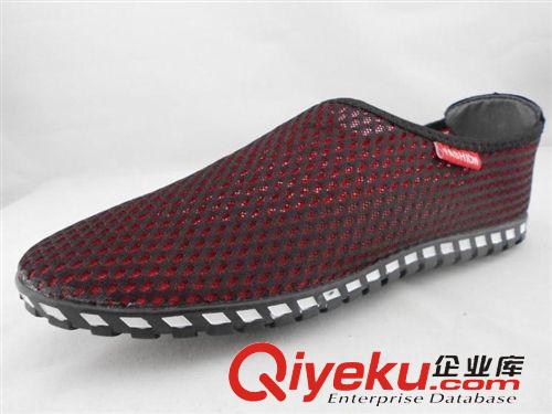 休閑鞋 夏季男式低幫套腳網(wǎng)面透氣休閑鞋 一腳蹬鏤空豆豆鞋 輕便平底男鞋原始圖片2