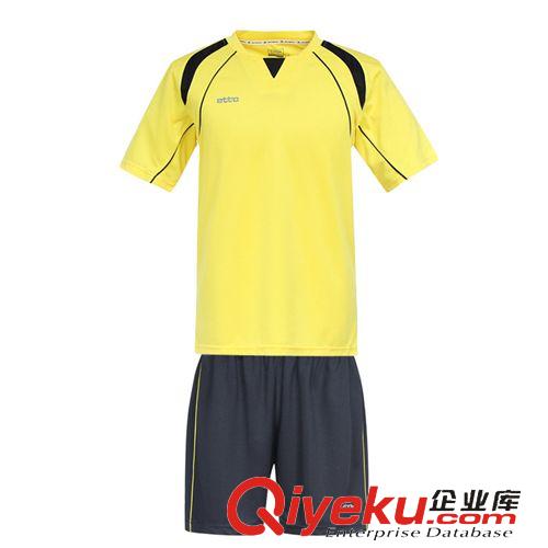 足球系列 供應(yīng)批發(fā) 英途etto光板足球隊(duì)服 短袖足球服 透氣吸汗 可印字印號(hào)原始圖片2