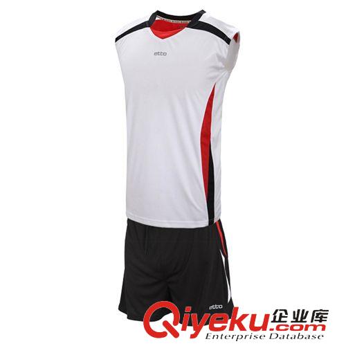 排球系列 供應(yīng)批發(fā) 正品etto英途排球隊(duì)服 男款光板無袖排球服可印字印號(hào)原始圖片2